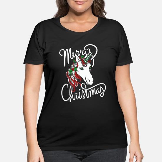 merry christmas unicorn' Women's Plus 